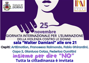 Giornata internazionale per l'eliminazione della violenza contro le donne