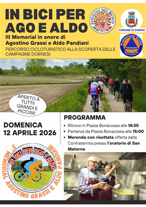In bici per Ago e Aldo - III memorial in onore di Agostino Grassi e Aldo Pandiani