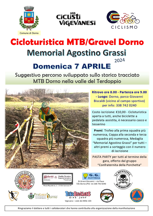 Cicloturistica MTB/Gravel Dorno Memorial Agostino Grassi