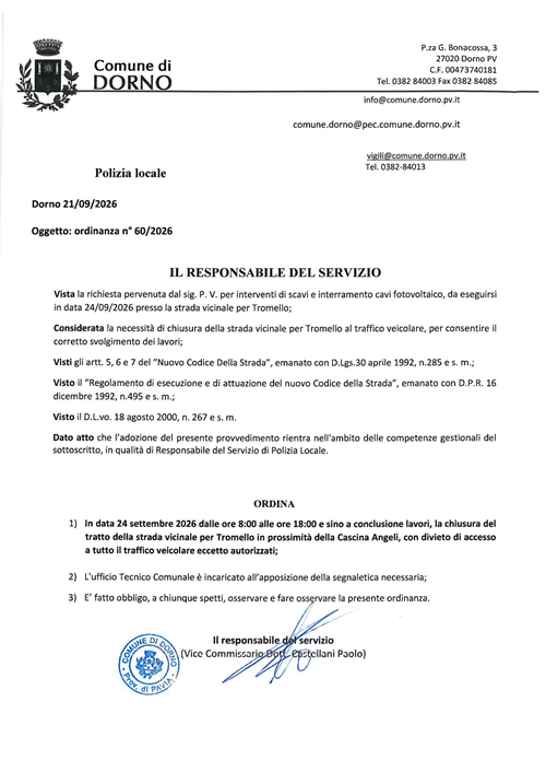 Ordinanza 60-2026
