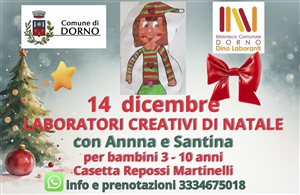 Laboratorio creativi di natale